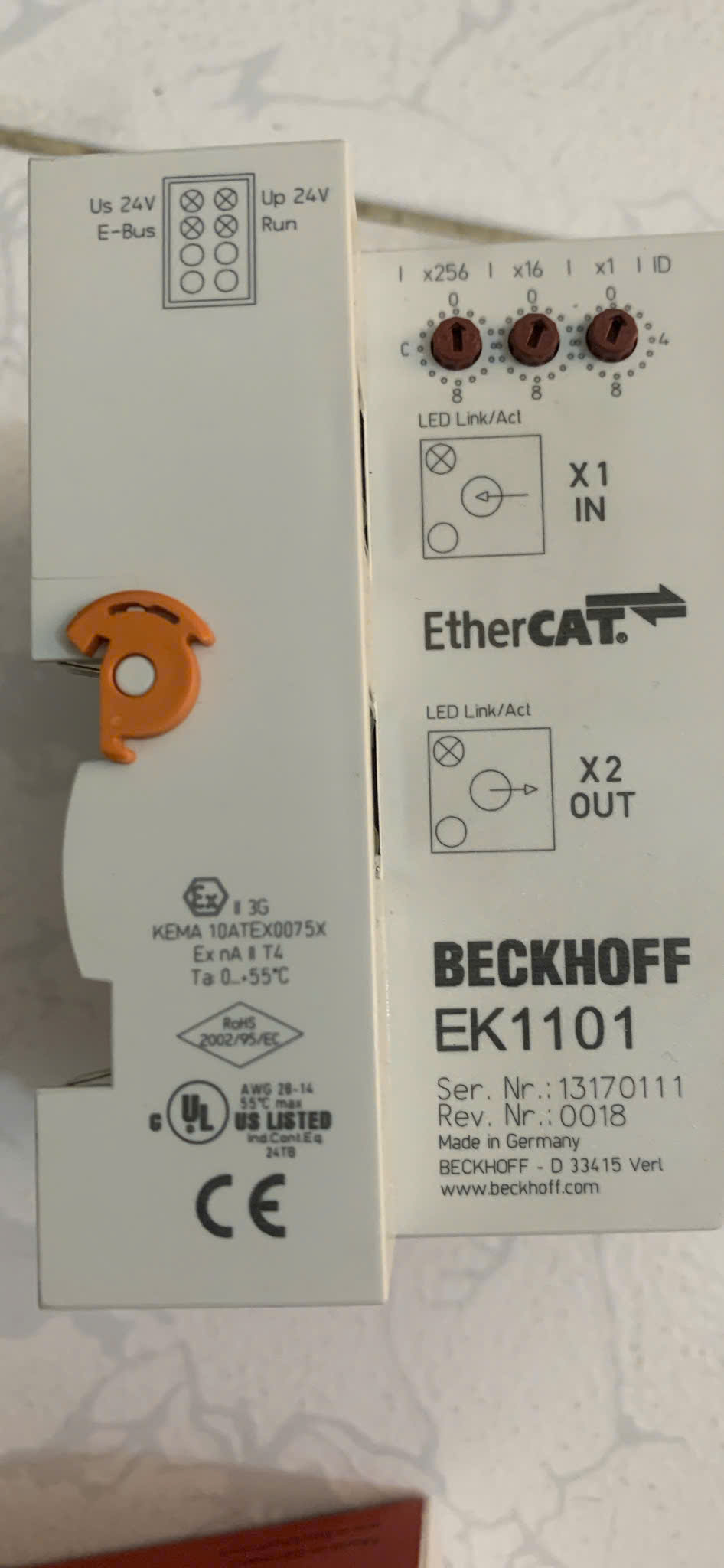 Bộ kết nối EtherCAT EK1101 Beckhoff Chính hãng